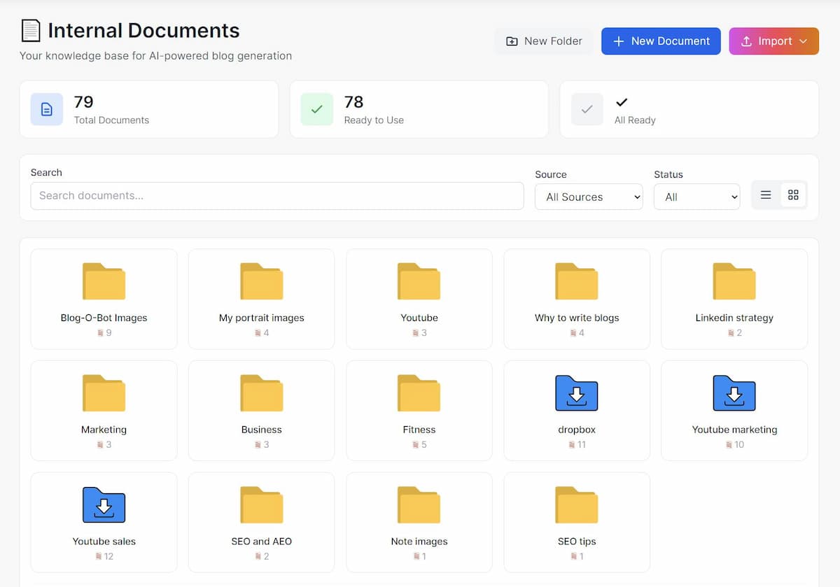 Internal Documents & Private Knowledge Base